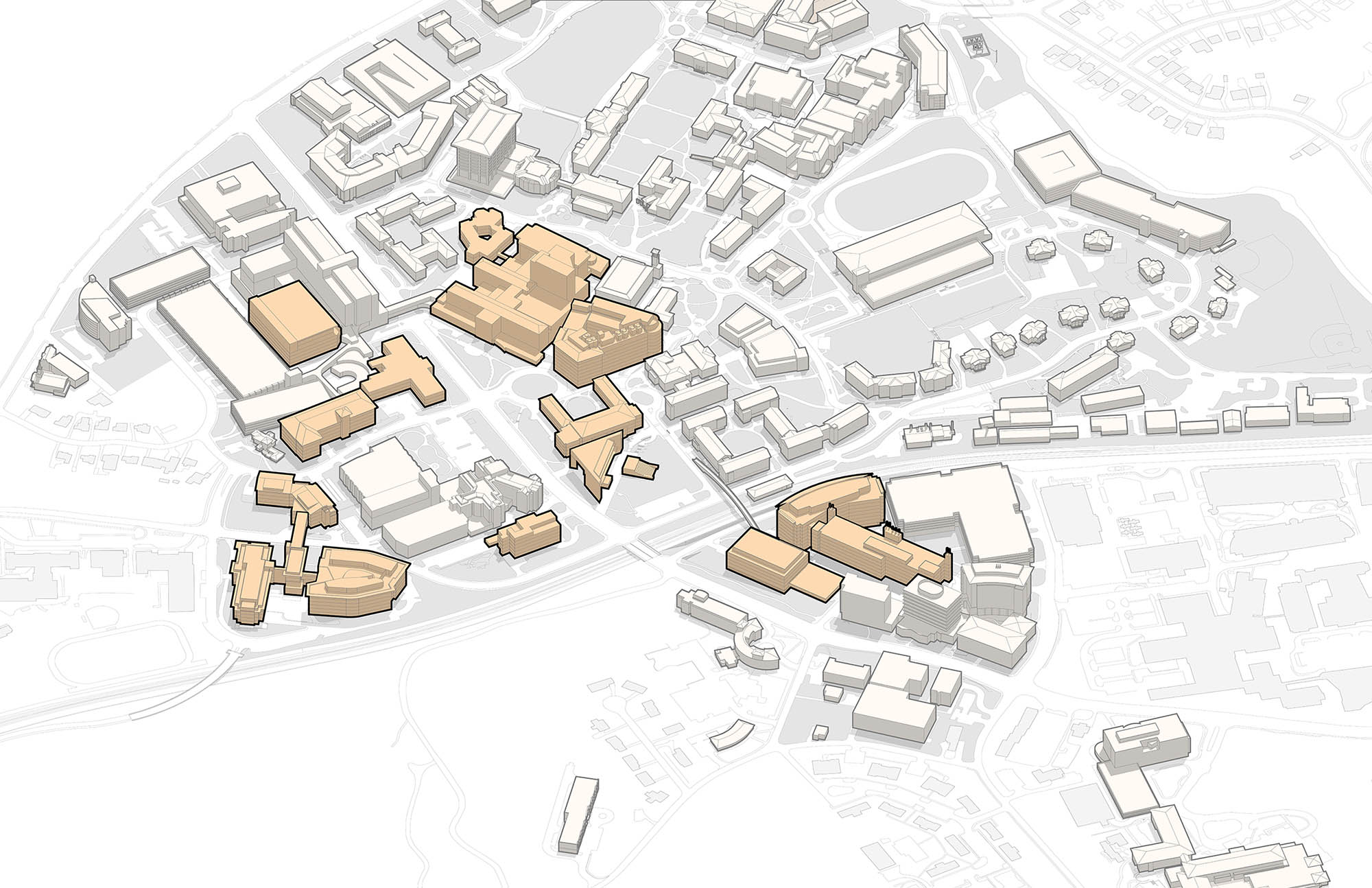 Campus axonometric